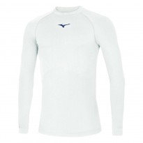 Mizuno Maglia Termica Intima Core Manica Lunga Bianco/Blu